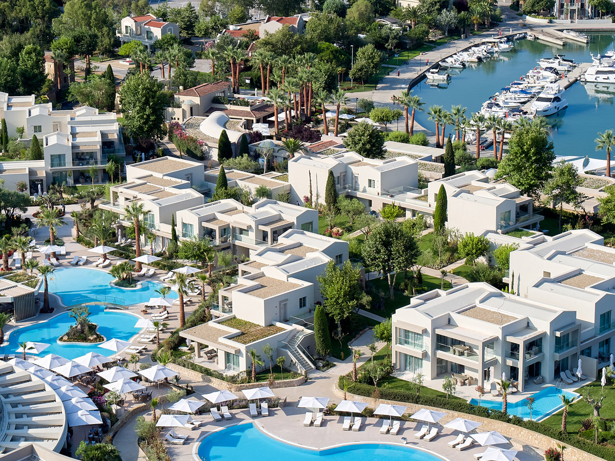 Porto Sani, Greece, general aerial view