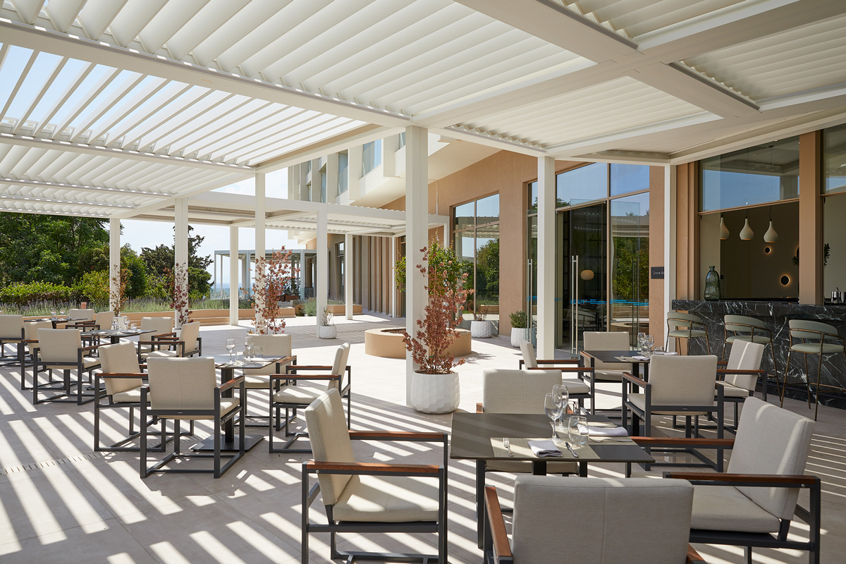Evereden, Attica, Greece, outdoor restaurant