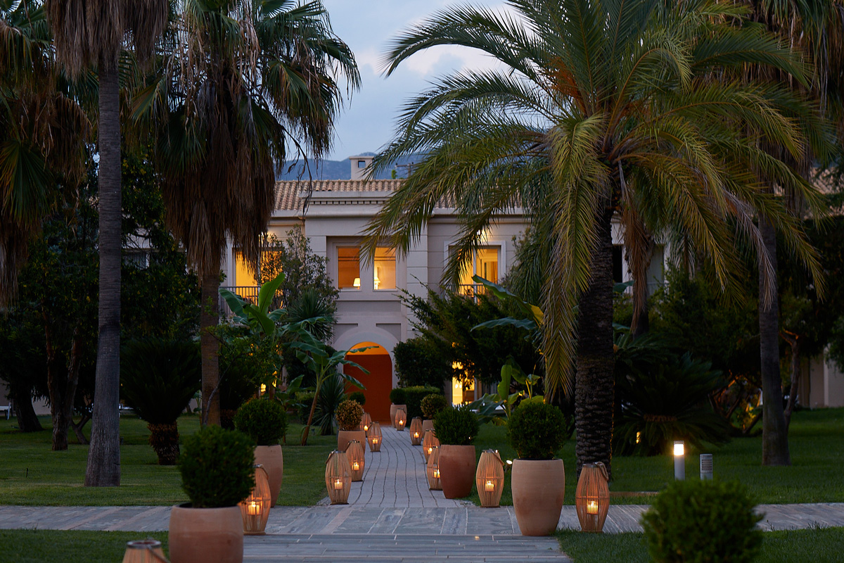 Grecotel Filoxenia, Kalamata, Greece, garden, night shot