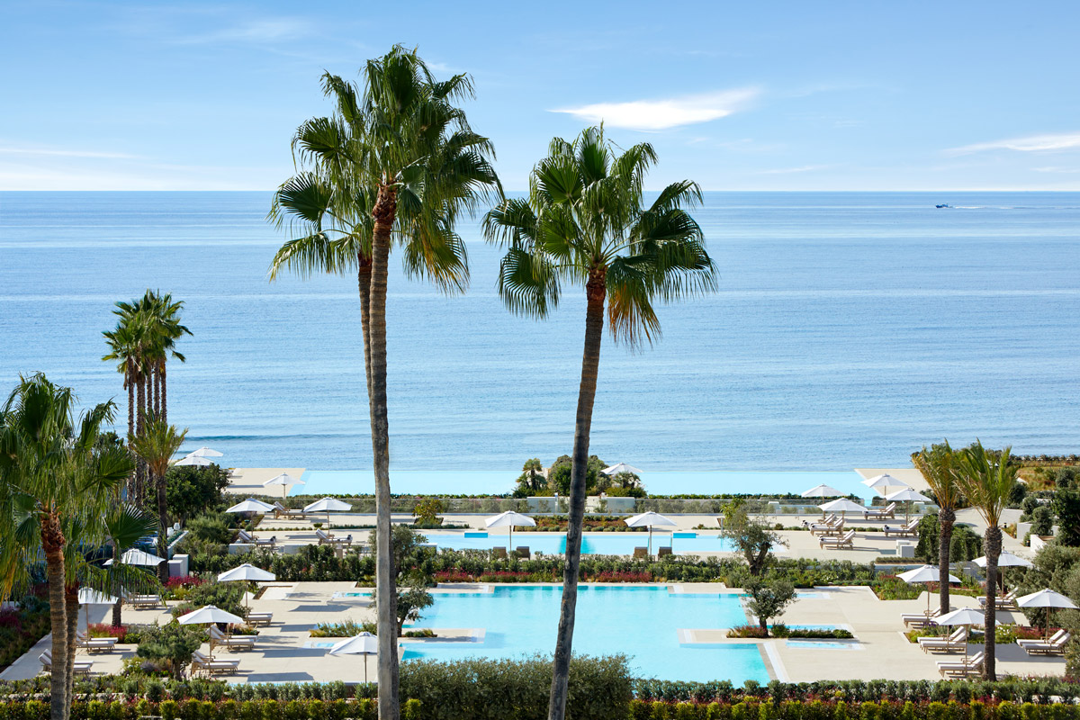 Ikos Andalusia, main pool, general view , palm trees