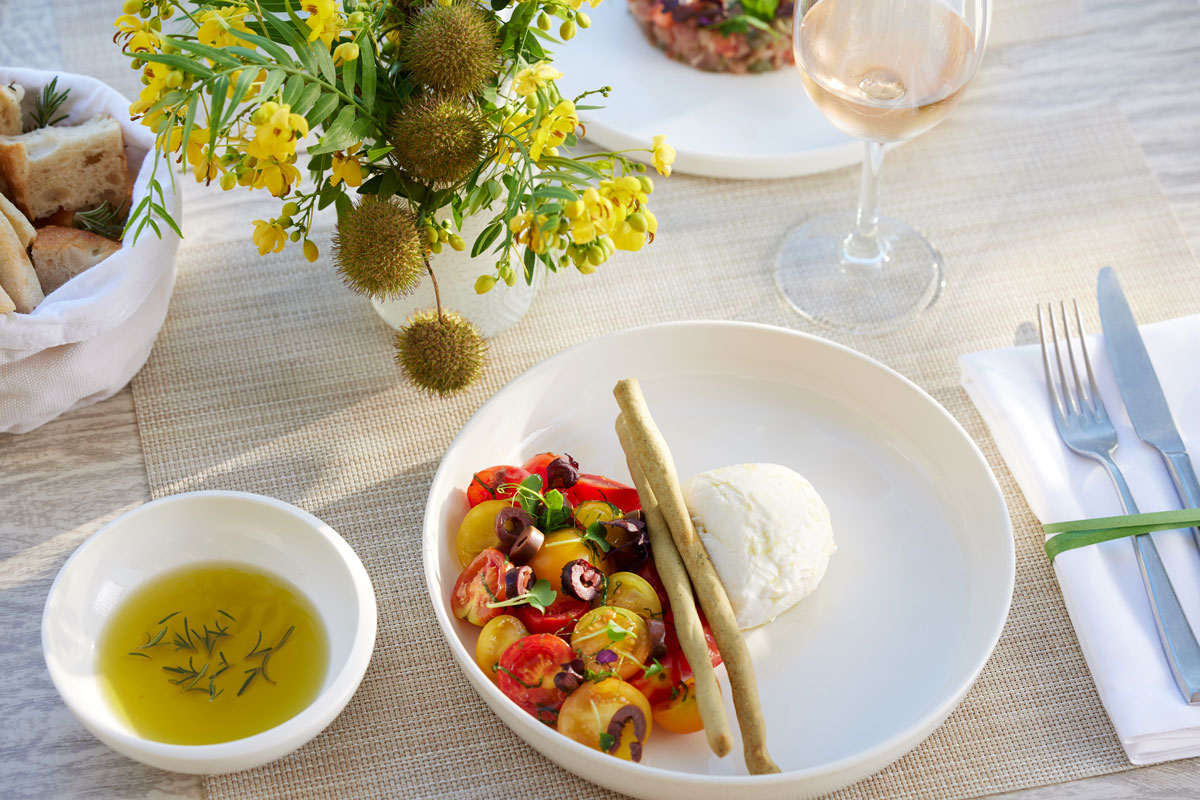 Ikos Olivia, Greece, dish for Fresco Restaurant