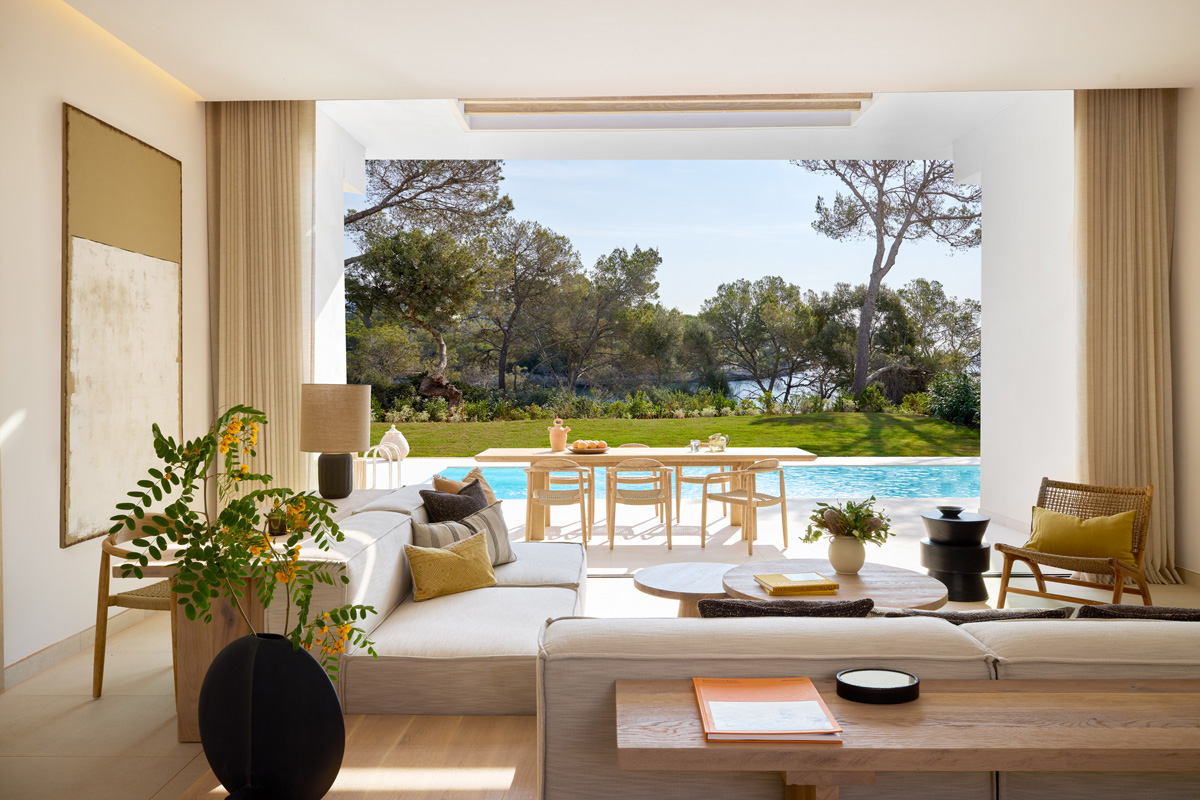 Ikos Porto Petro, villa, interior, pool, seaview