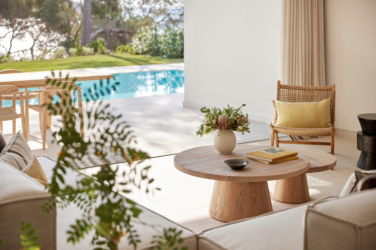 Ikos Porto Petro, villa, livingroom