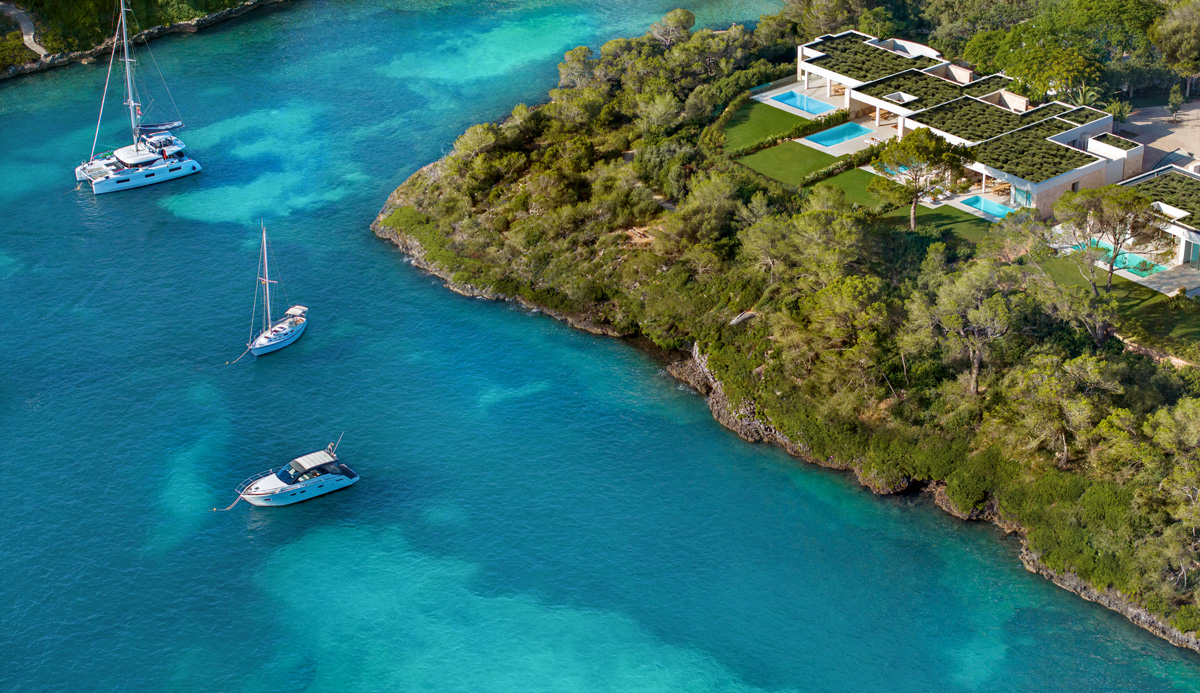 Ikos Porto Petro villas aerial view