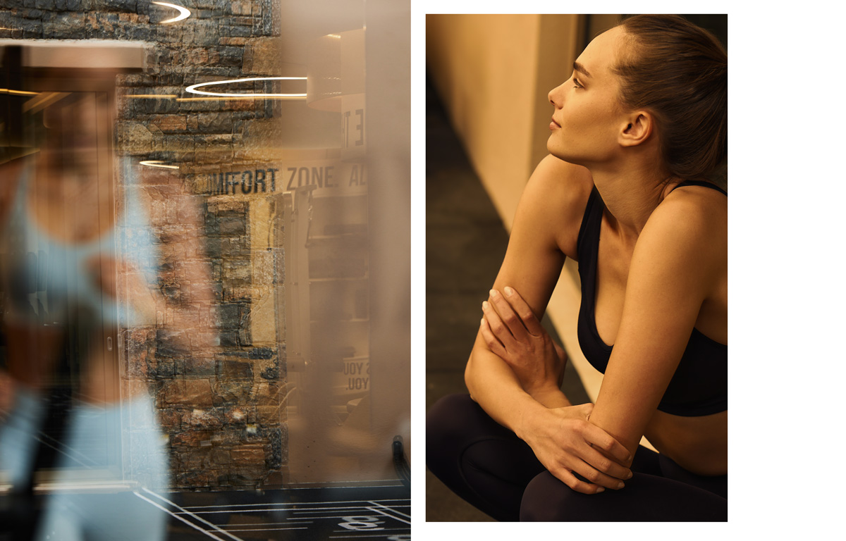 Daios Cove, lifestyle photo, girl in gym 