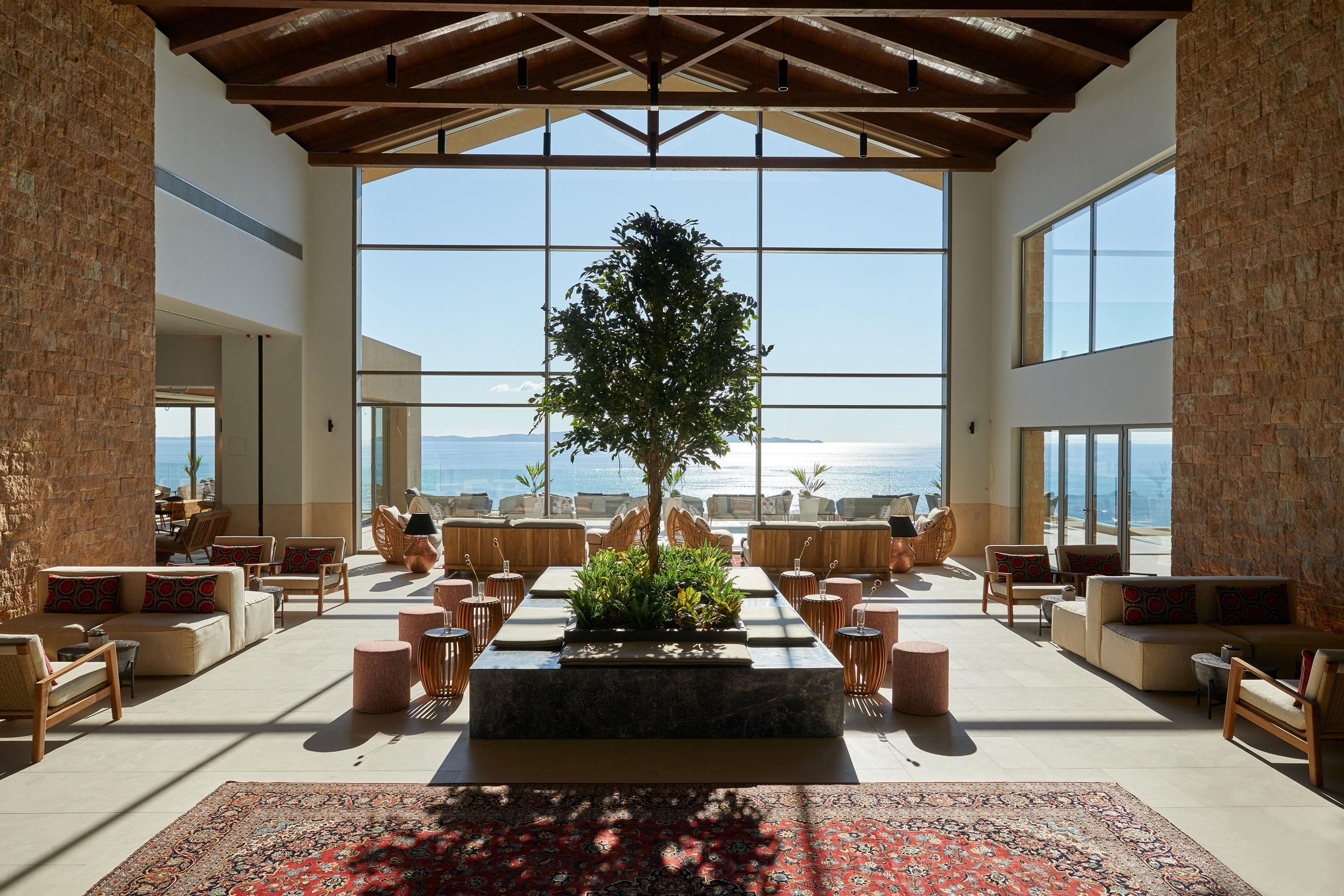 Marbella Elix, lobby, tree, window, sea view