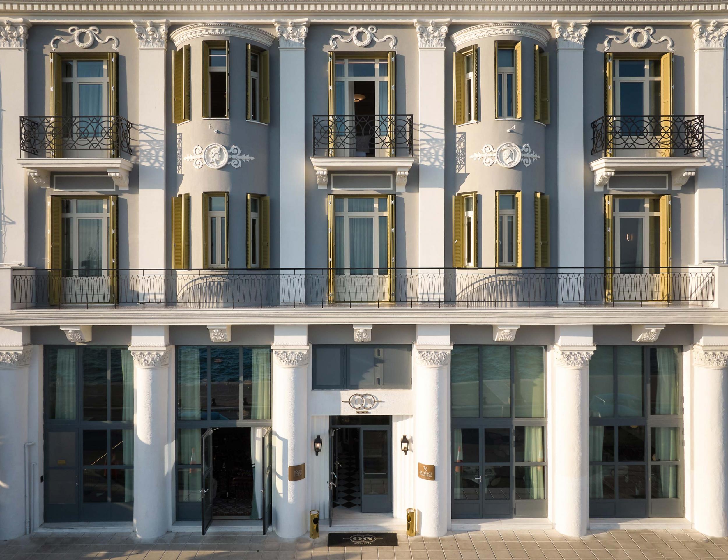 ON Residence Thessaloniki building, facade
