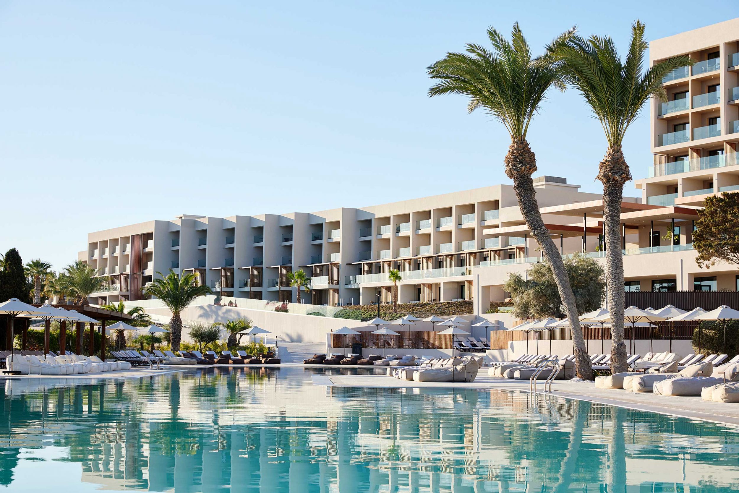 Helea, Rhodes, main pool overview
