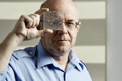 Andreas Manz with chip 