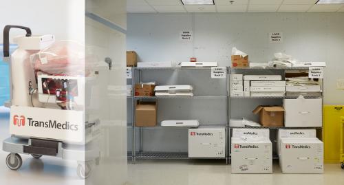 OCS device with liver at TransMedics, Andover, US