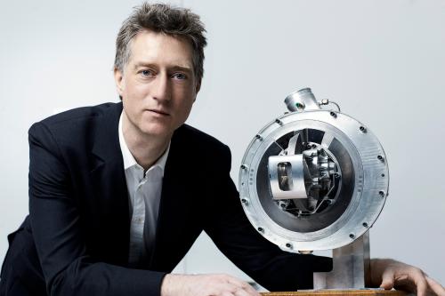 Steve Lindsey with rotary compressor