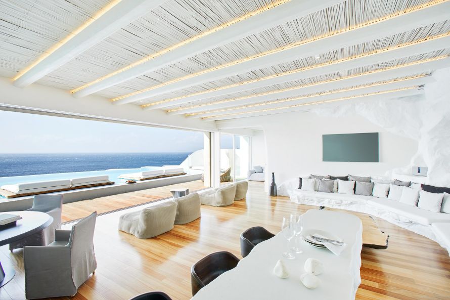 Cavo Tagoo Mykonos, villa 700 living room 