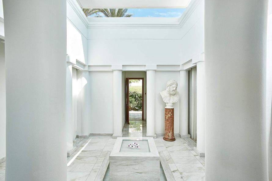 Grecotel Mandola Rosa villa foyer