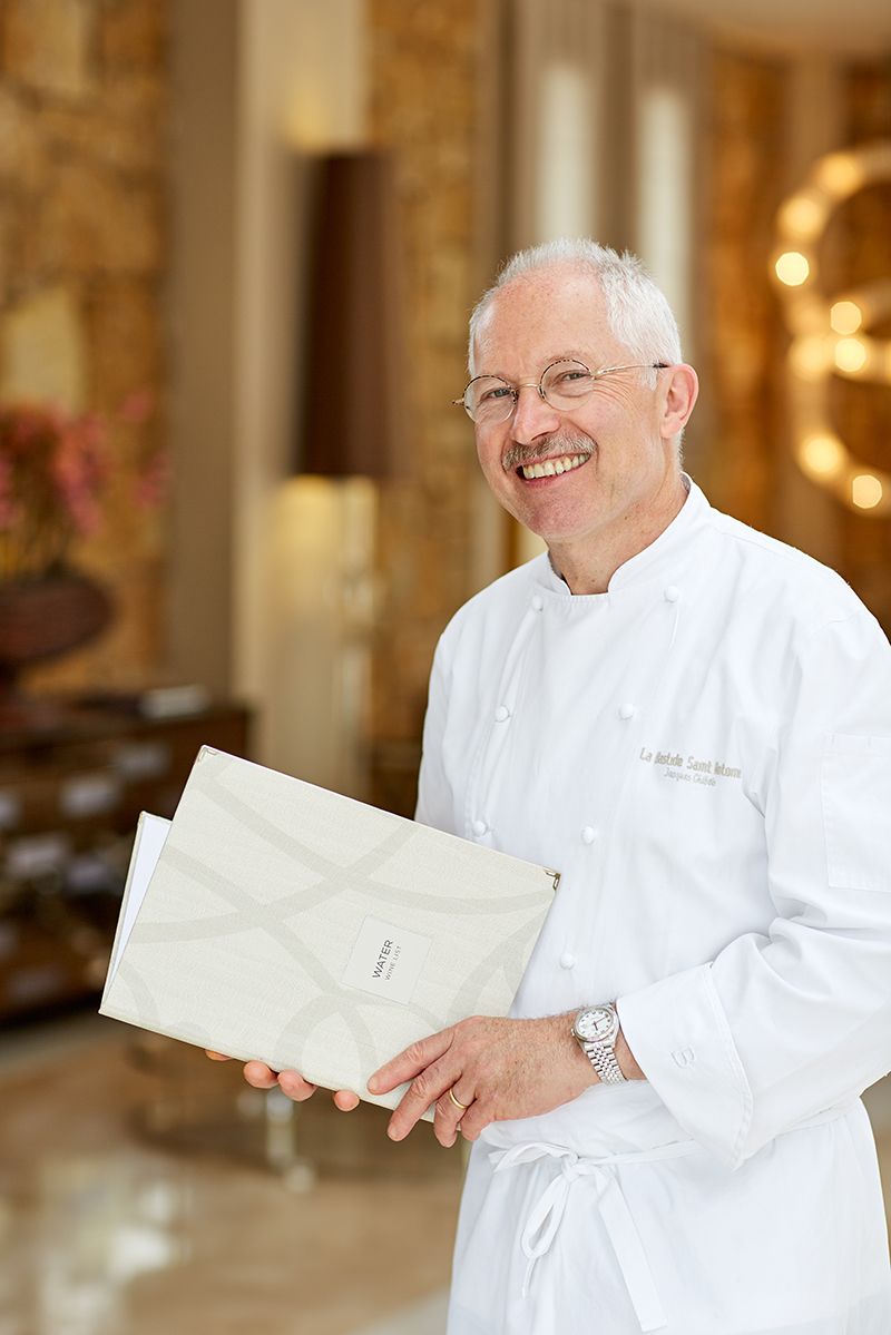 Chef Chibois at Sani Asterias lobby