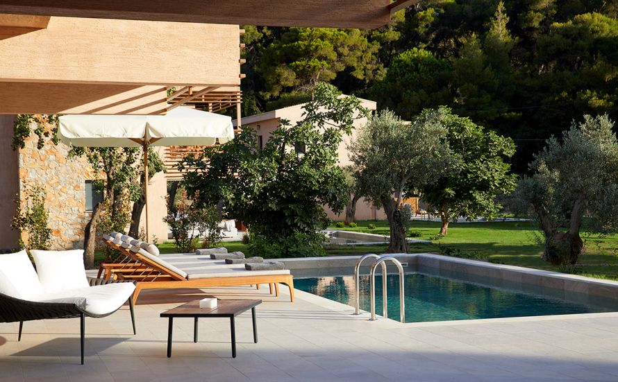 Elivi Skiathos,villa, private pool, veranda