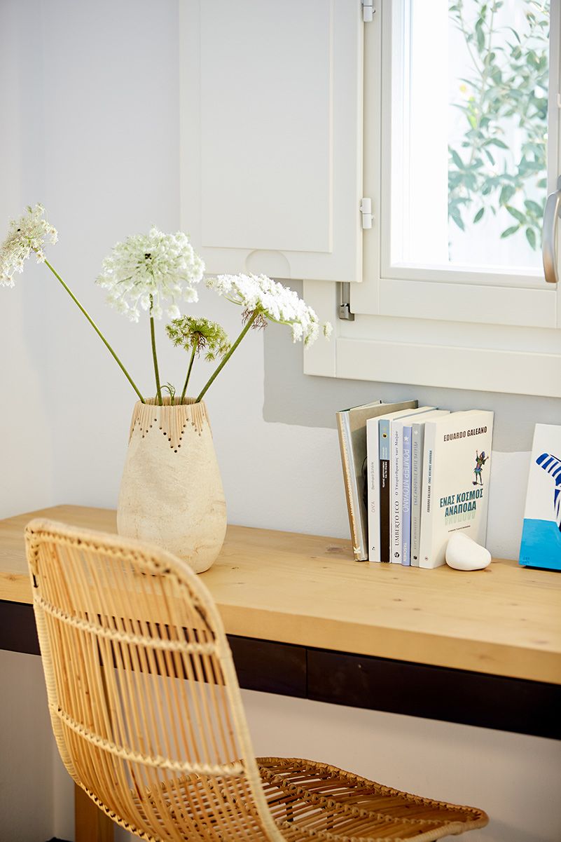 Milos Breeze, Greece, room, detail, window, flowers