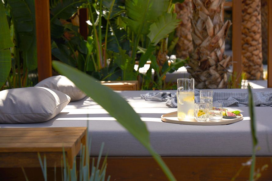 Daios Cove, Crete , pool , Gazebo detail