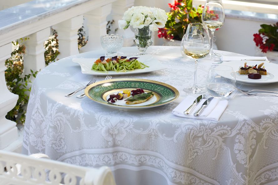 Danai Beach Resort, Greece, open space restaurant, table, fine dining
