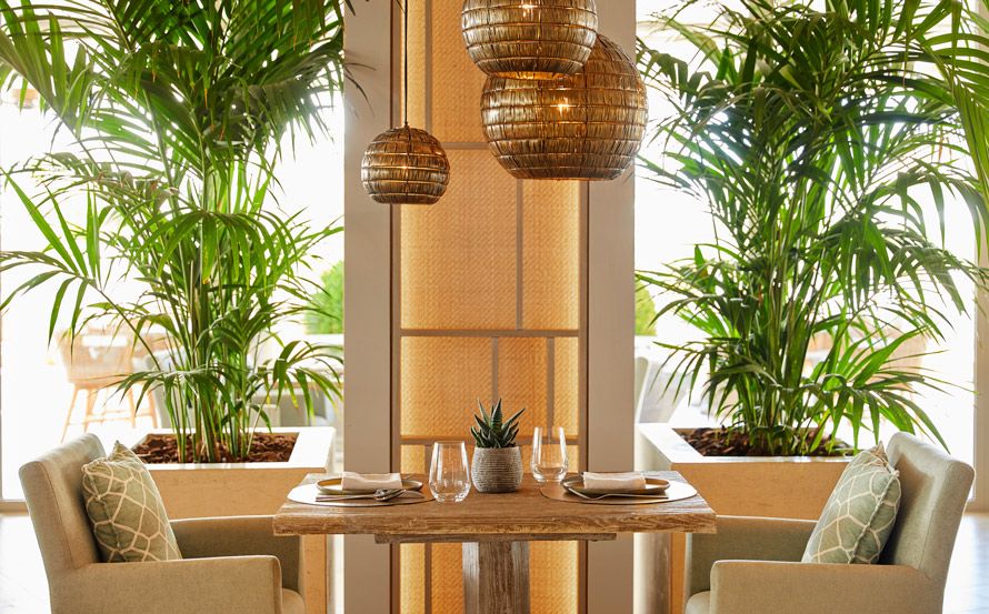 Porto Sani, Greece, main restaurant Artemis, detail