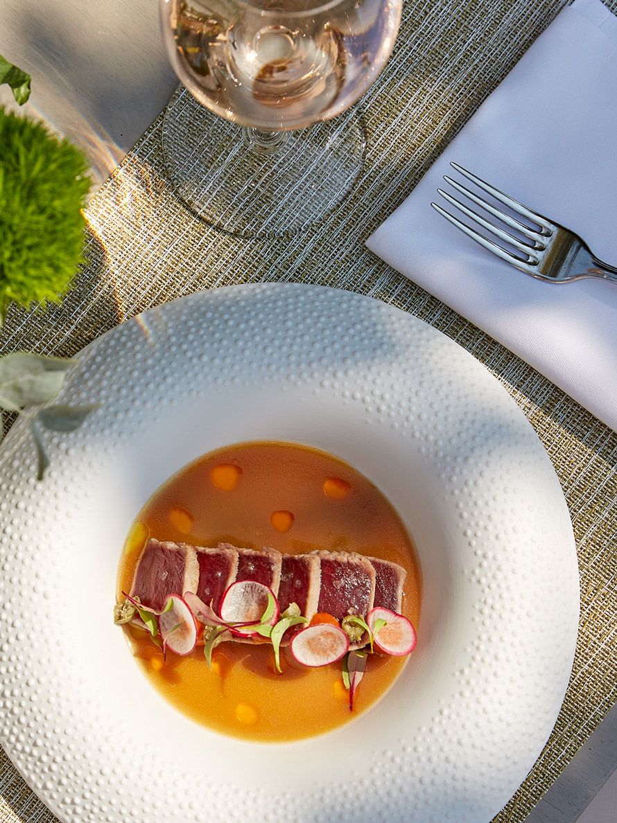 Sani Asterias Water Restaurant, dish