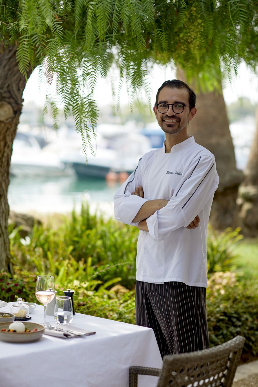Sani Marina Macaroni, chef portrait