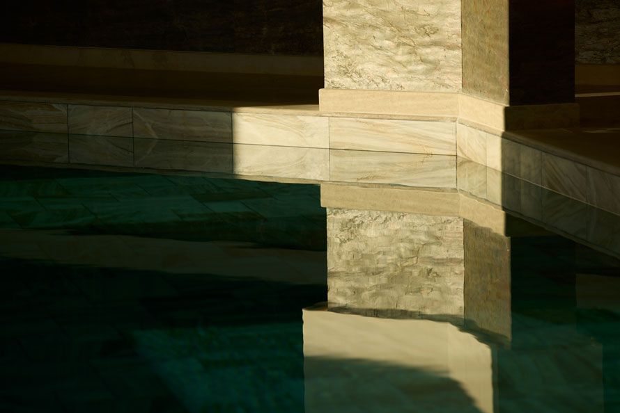 Kepos Daios Cove indoor pool detail