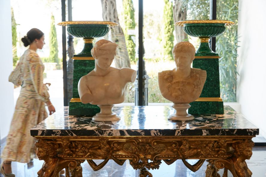 Grecotel Corfu Imperial,lobby, woman guest relation walking