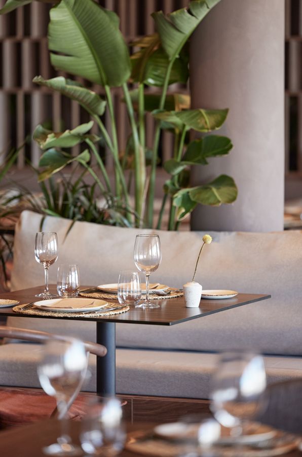 Helea, Rhodes,restaurant interior, detail