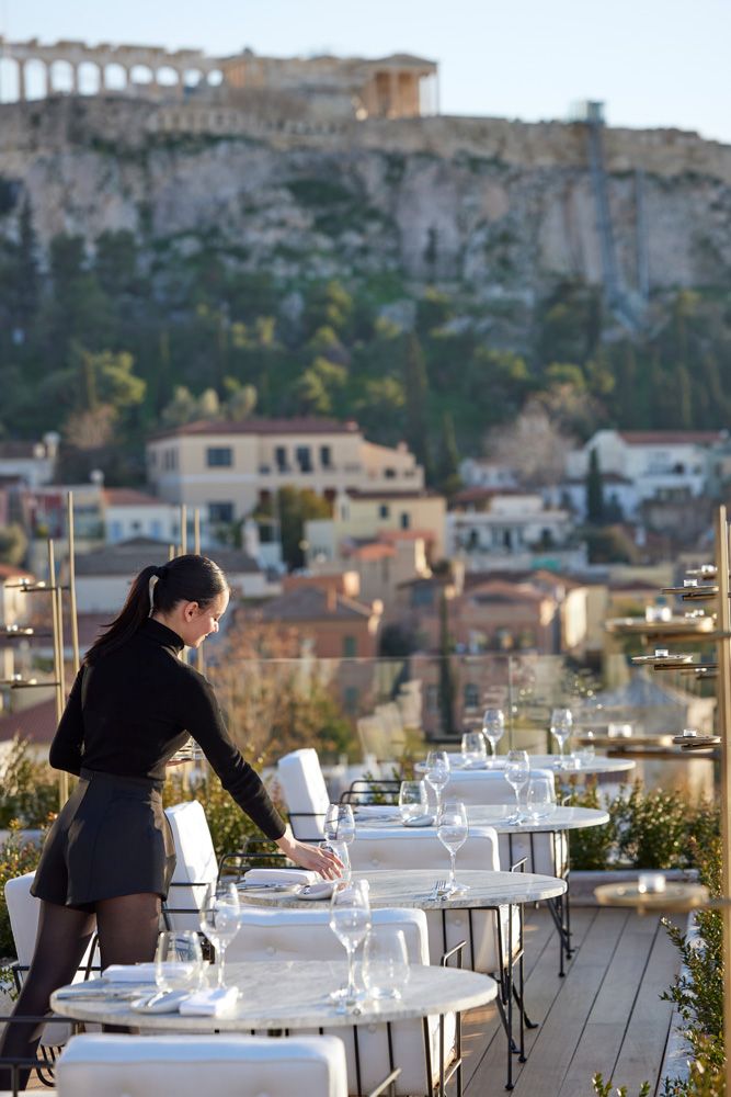 The Dolli roof, Restaurant, Veranda, waitress