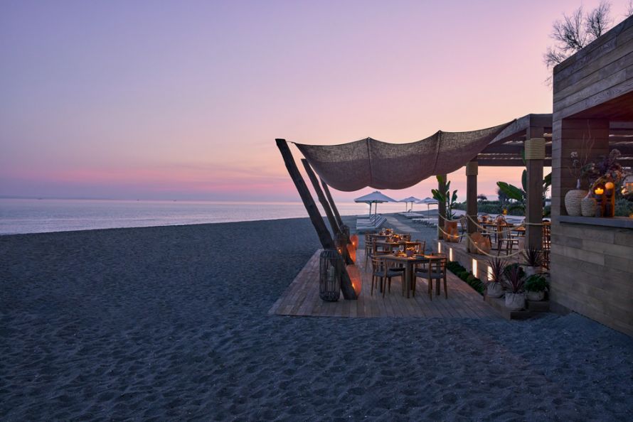 kos Andalusia Spain Restaurant Chiringuito, sunset