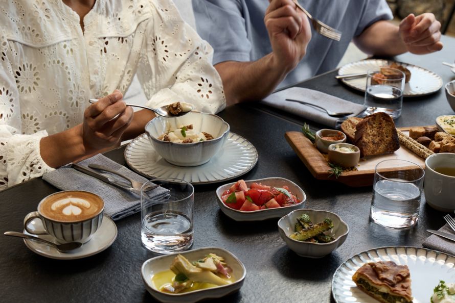 Daios Cove, lifestyle photo, breakfast