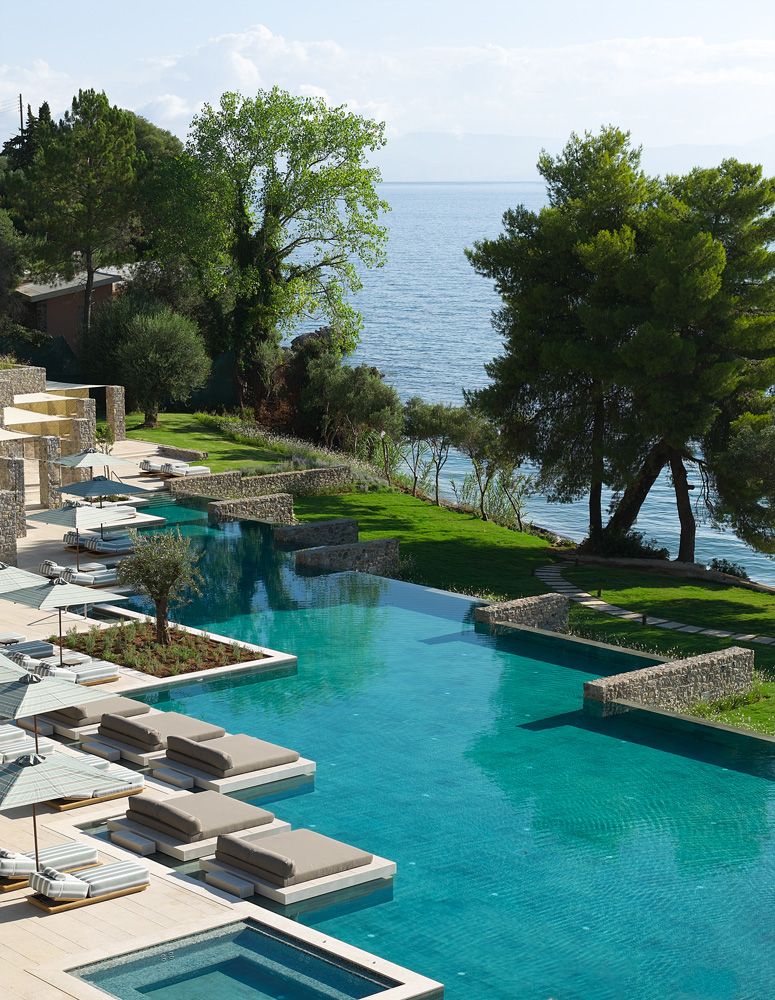 pool at Avali, Corfu