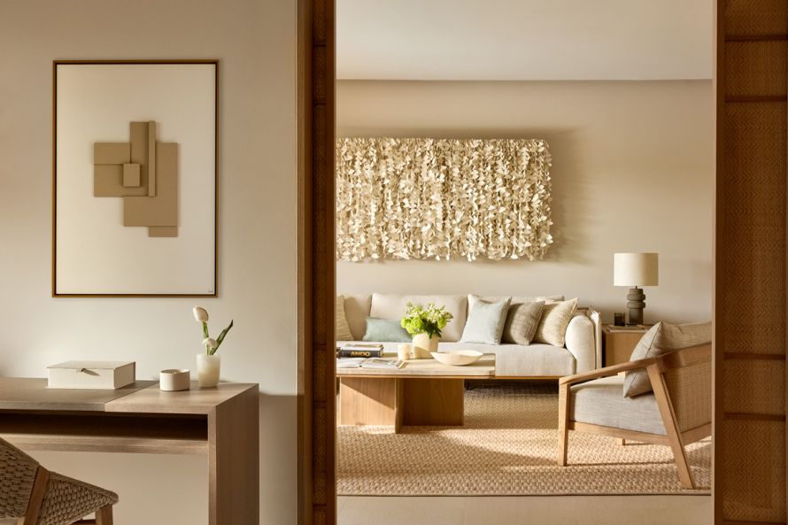 Sani Asterias Villa living room