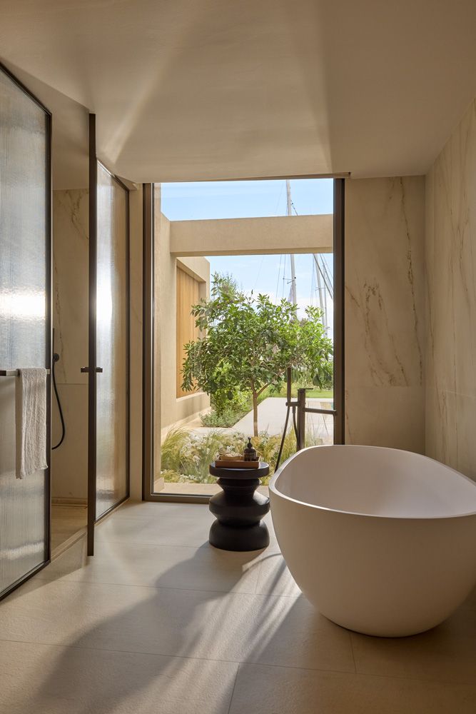 Sani Asterias Villa bathroom, detail
